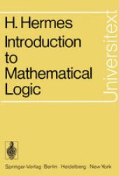 book Introduction to Mathematical Logic