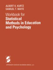 book Workbook for Statistical Methods in Education and Psychology