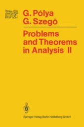 book Problems and Theorems in Analysis: Theory of Functions · Zeros · Polynomials Determinants · Number Theory · Geometry