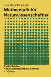 book Mathematik für Naturwissenschaftler