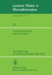 book The Golden Age of Theoretical Ecology: 1923–1940