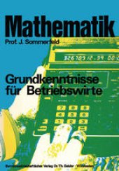 book Mathematik: Grundkenntnisse für Betriebswirte