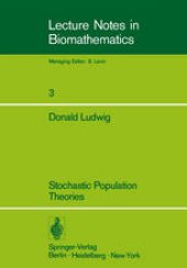 book Stochastic Population Theories
