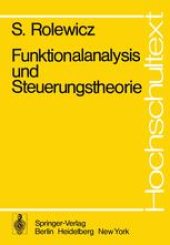 book Funktionalanalysis und Steuerungstheorie