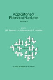 book Applications of Fibonacci Numbers: Volume 3 Proceedings of ‘The Third International Conference on Fibonacci Numbers and Their Applications’, Pisa, Italy, July 25–29, 1988