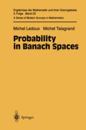 book Probability in Banach Spaces: Isoperimetry and Processes