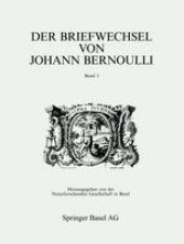 book Der Briefwechsel von Johann I Bernoulli: Band 3 Der Briefwechsel mit Pierre Varignon. Zweiter Teil:1702–1714