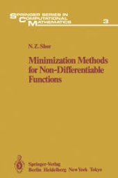 book Minimization Methods for Non-Differentiable Functions