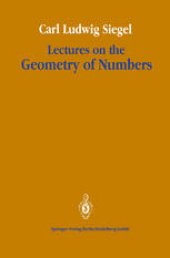 book Lectures on the Geometry of Numbers