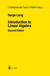 book Introduction to Linear Algebra