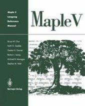 book Maple V Language Reference Manual