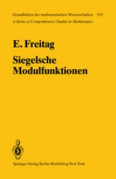 book Siegelsche Modulfunktionen