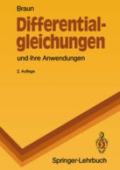 book Differentialgleichungen und ihre Anwendungen