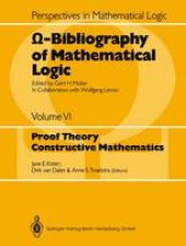 book Ω-Bibliography of Mathematical Logic. Volume 6: Proof Theory. Constructive Mathematics