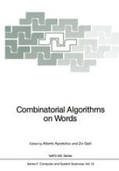 book Combinatorial Algorithms on Words