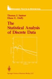 book The Statistical Analysis of Discrete Data