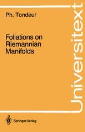 book Foliations on Riemannian Manifolds