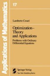 book Optimization—Theory and Applications: Problems with Ordinary Differential Equations