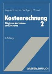 book Kostenrechnung 2: Moderne Verfahren und Systeme