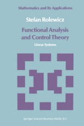 book Functional Analysis and Control Theory: Linear Systems