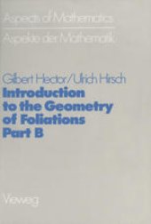 book Introduction to the Geometry of Foliation, Part B: Foliations of Codimension One