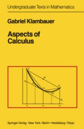 book Aspects of Calculus