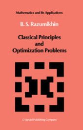 book Classical Principles and Optimization Problems