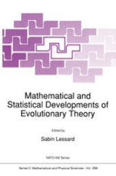 book Mathematical and Statistical Developments of Evolutionary Theory