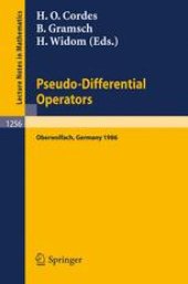 book Pseudo-Differential Operators: Proceedings of a Conference held in Oberwolfach, February 2–8, 1986