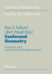 book Conformal Geometry: A Publication of the Max-Planck-Institut für Mathematik, Bonn