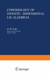 book Cohomology of Infinite-Dimensional Lie Algebras