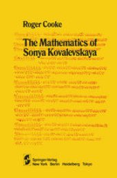 book The Mathematics of Sonya Kovalevskaya