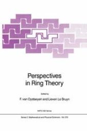 book Perspectives in Ring Theory