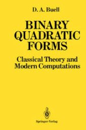 book Binary Quadratic Forms: Classical Theory and Modern Computations