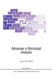 book Advances in Microlocal Analysis