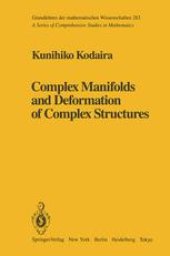 book Complex Manifolds and Deformation of Complex Structures