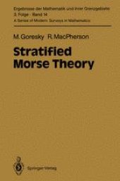 book Stratified Morse Theory