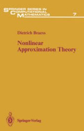 book Nonlinear Approximation Theory