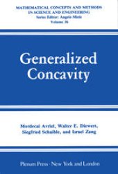 book Generalized Concavity