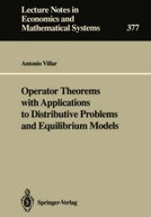book Operator Theorems with Applications to Distributive Problems and Equilibrium Models