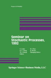 book Seminar on Stochastic Processes, 1992