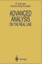 book Advanced Analysis: on the Real Line