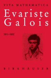 book Evariste Galois 1811–1832