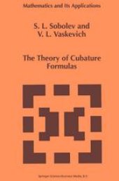 book The Theory of Cubature Formulas