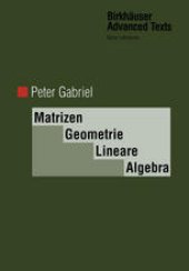 book Matrizen, Geometrie, Lineare Algebra