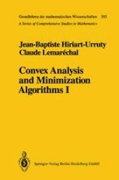 book Convex Analysis and Minimization Algorithms I: Fundamentals