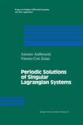 book Periodic Solutions of Singular Lagrangian Systems