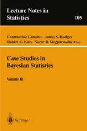 book Case Studies in Bayesian Statistics, Volume II