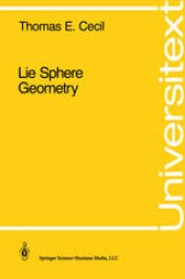 book Lie Sphere Geometry: With Applications to Submanifolds