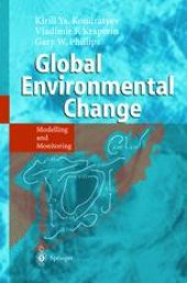 book Global Environmental Change: Modelling and Monitoring